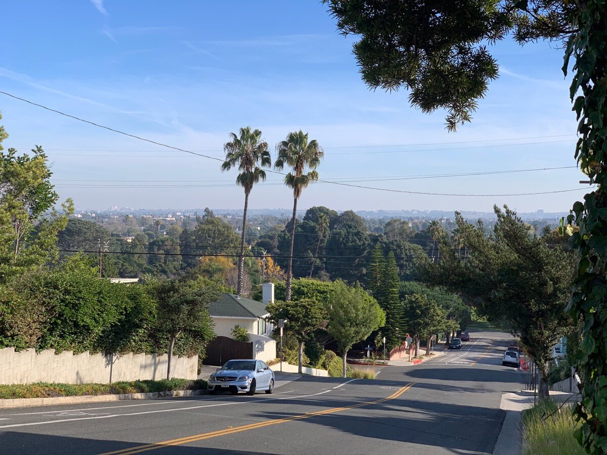 Лос-Анджелес, вид на город. Фото автора канала