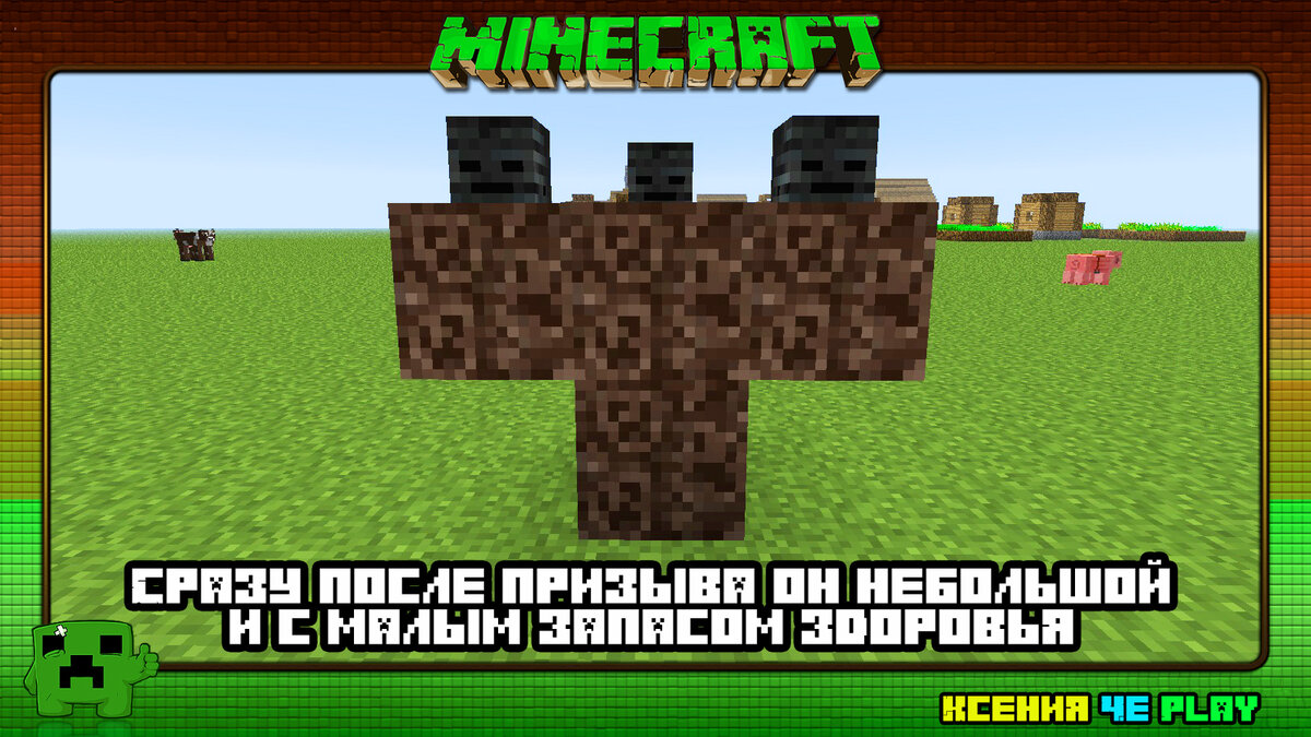 13 фактов про Иссушителя из Minecraft в картинках | Ксения Че Play. Канал о  Майнкрафт | Дзен