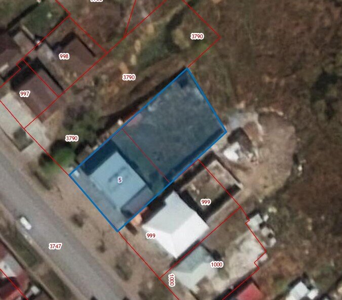 фрагмент публичной кадастровой карты