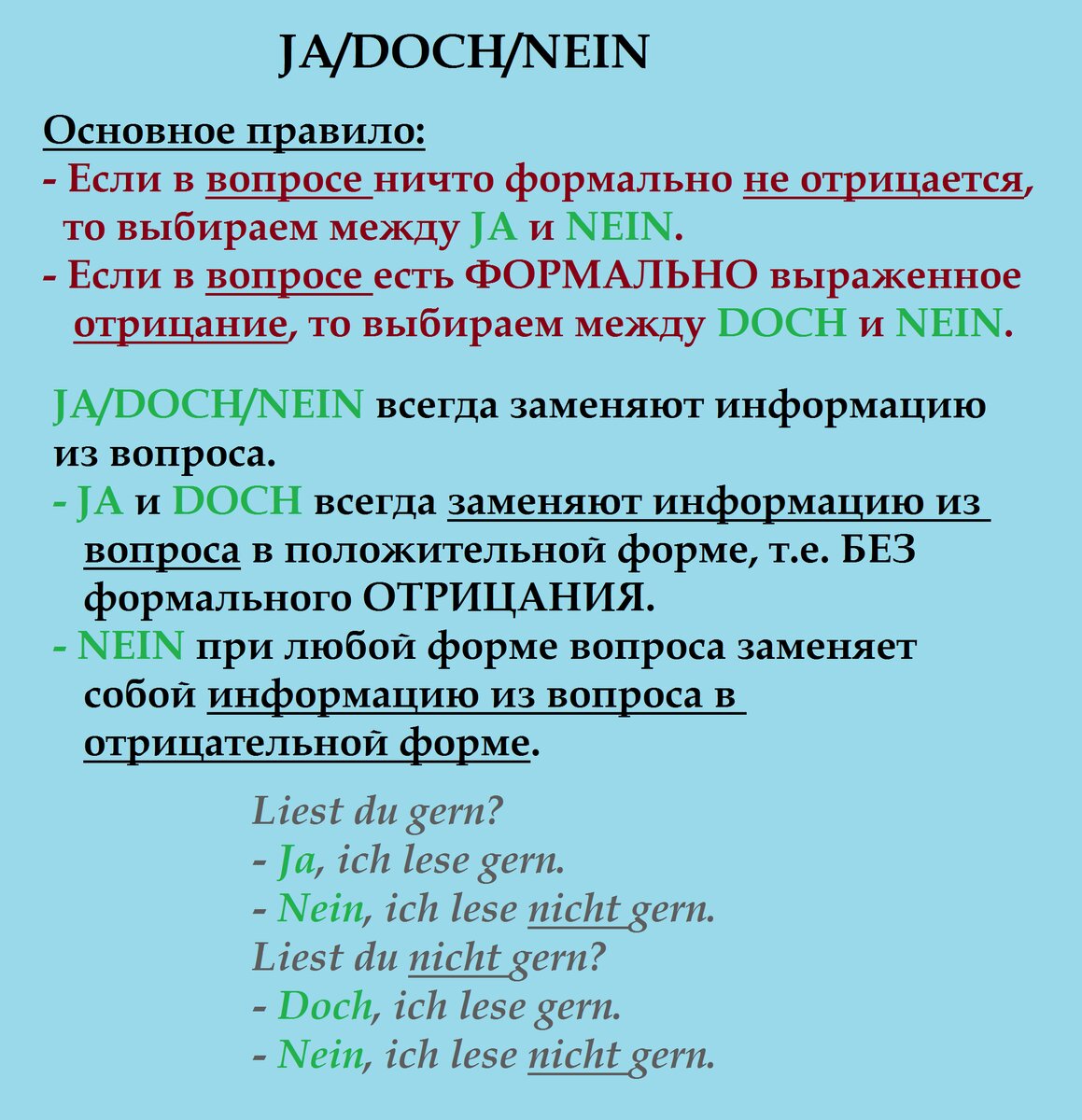 Немецкий язык непростой? Как правильно ответить 