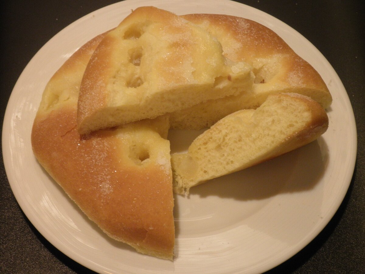 Tarte au sucre. Фото автора статьи.