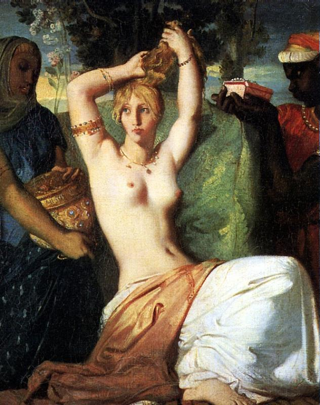 Теодор «Туалет Эсфири», 1841 
Лувр, Париж