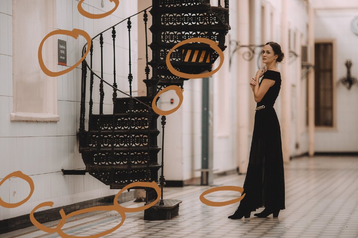 Выделены исправленные на первой фотографии проблемные зоны локации