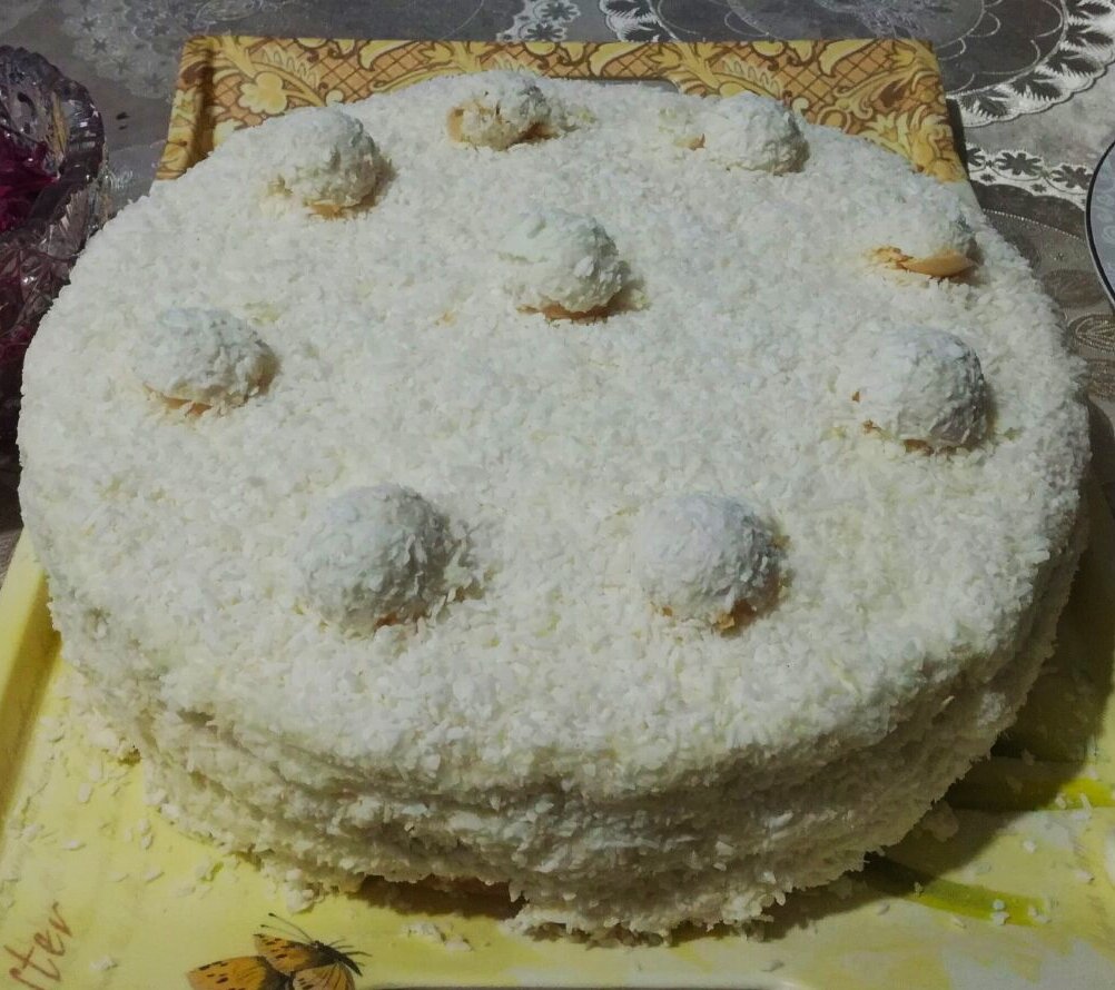 Турецкий кокосовый торт