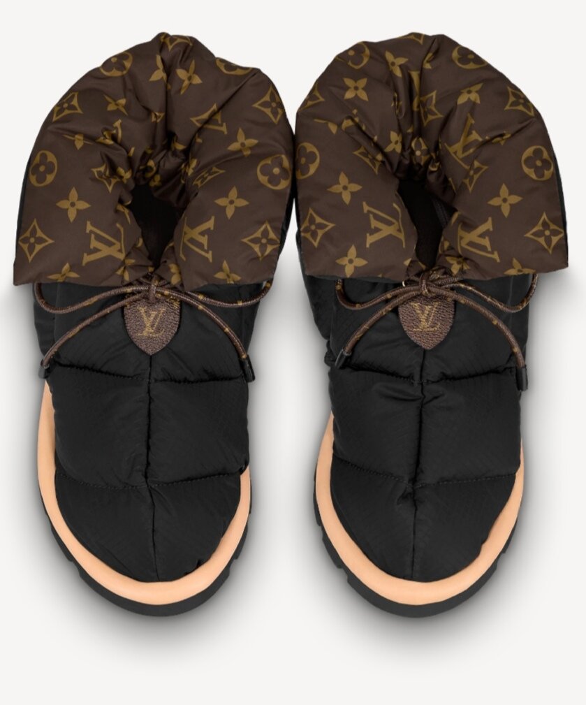 Дутые ботинки, модель LV Pillow