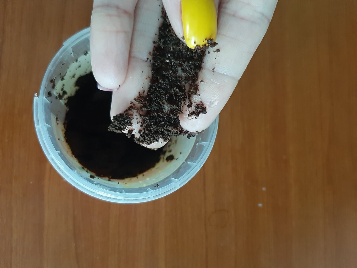 Молотый кофе (заваренный ранее)