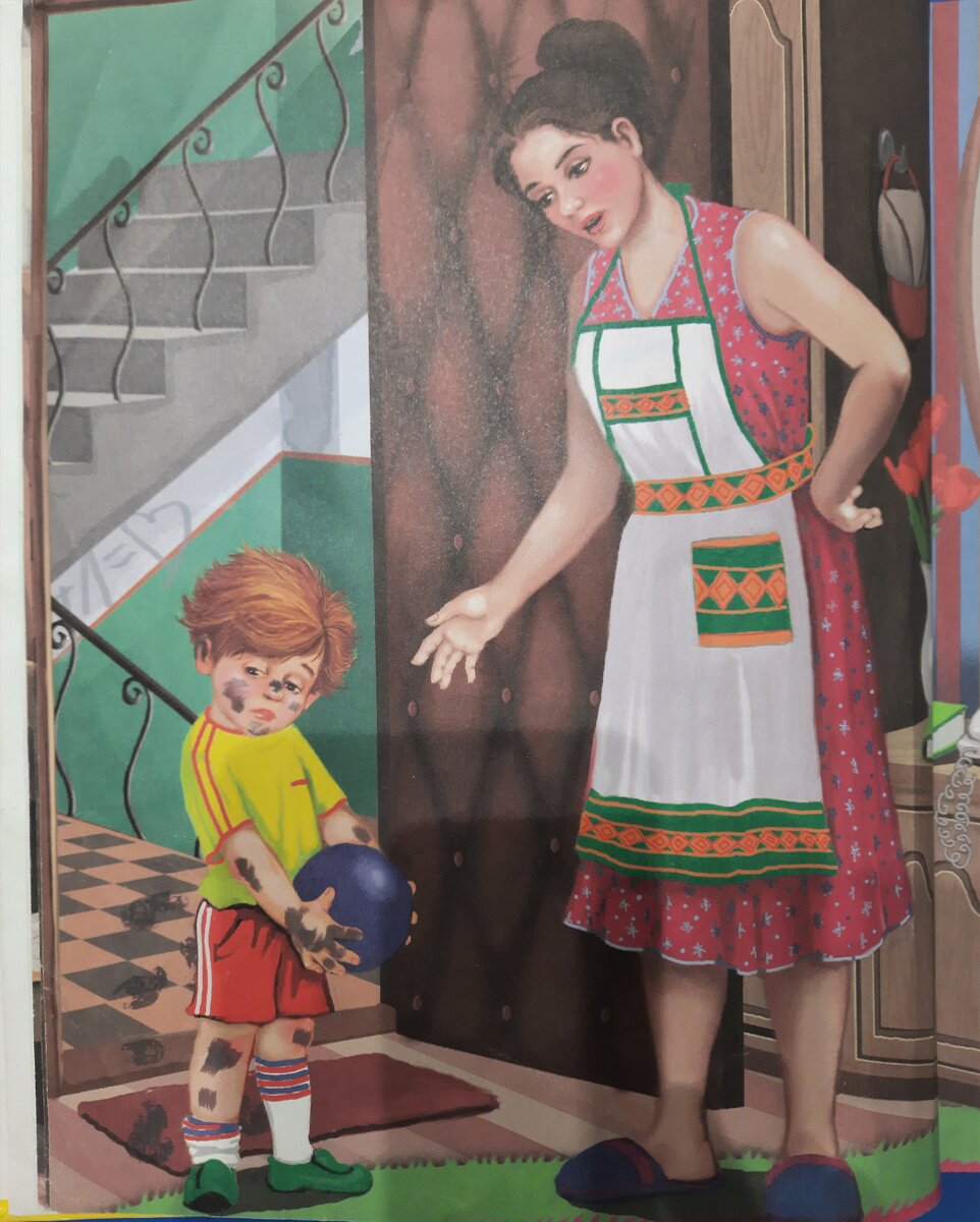 Иллюстрация к "Что такое хорошо.." В. Маяковский Стихи Издательский дом "Проф-Пресс"