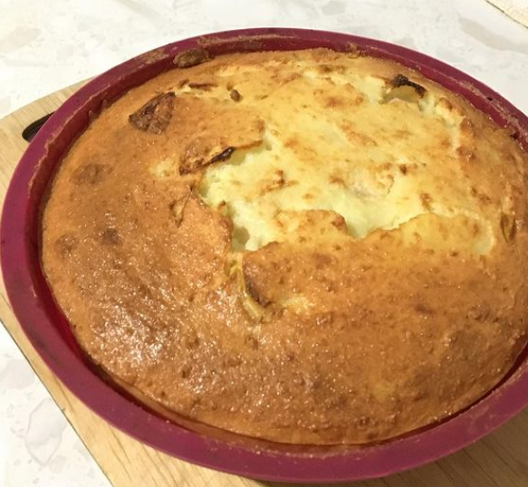 Шарлотка из творога