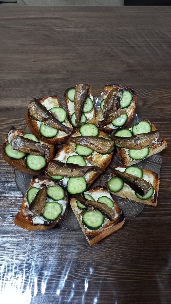 Вот такие бутерброды получились у меня