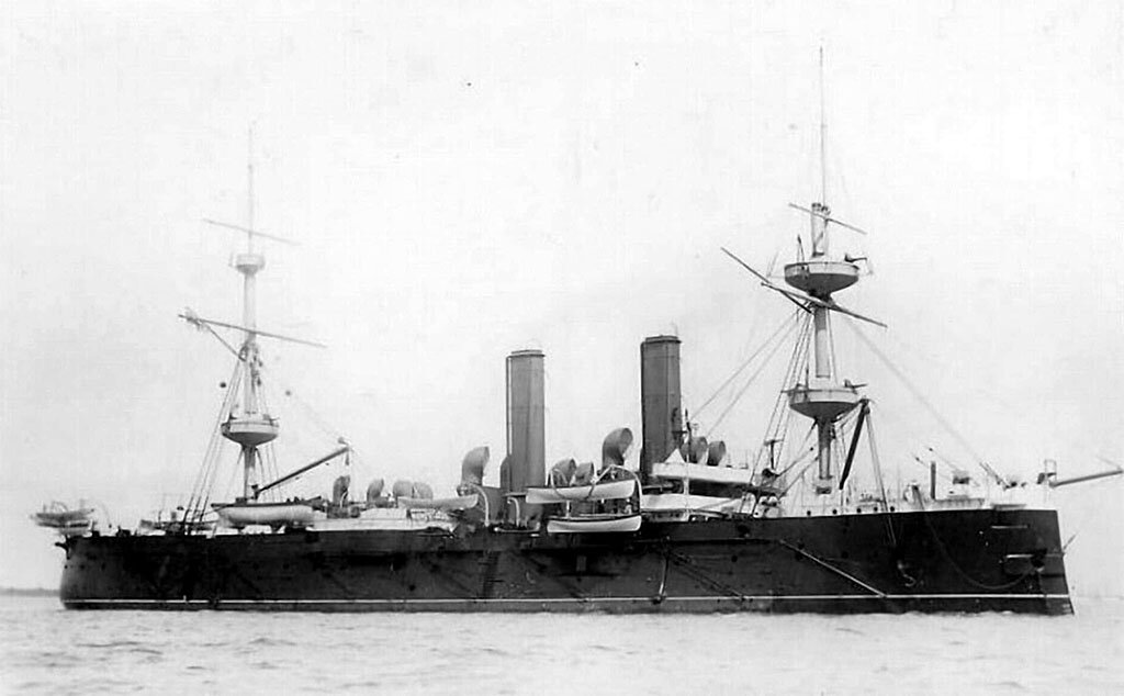 Броненосец британского флота Sultan, 1877 г.