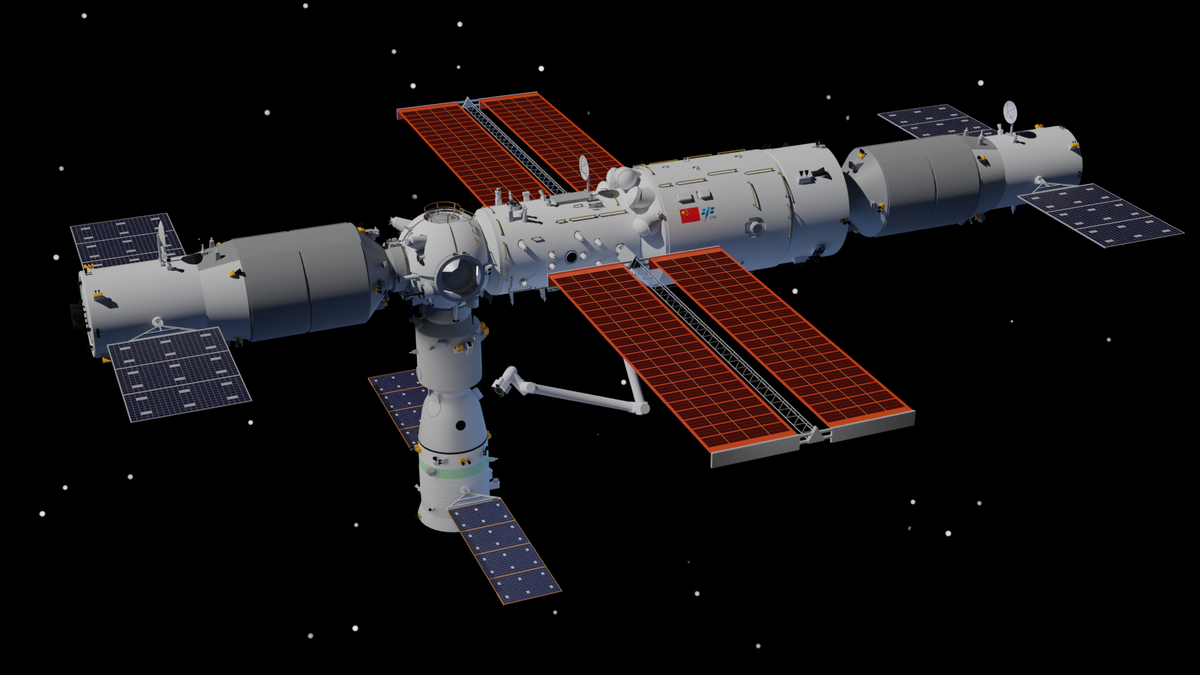    Китайская космическая станция "Тяньгун"CC BY-SA 4.0 / Shujianyang /