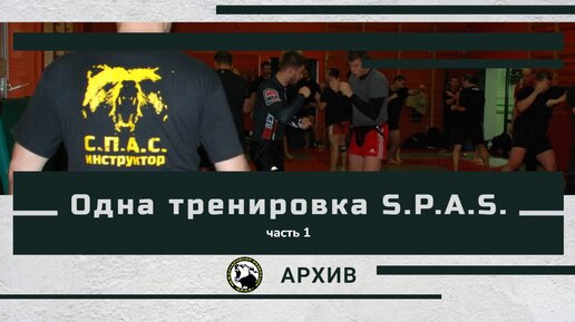 Одна тренировка S.P.A.S., часть 1