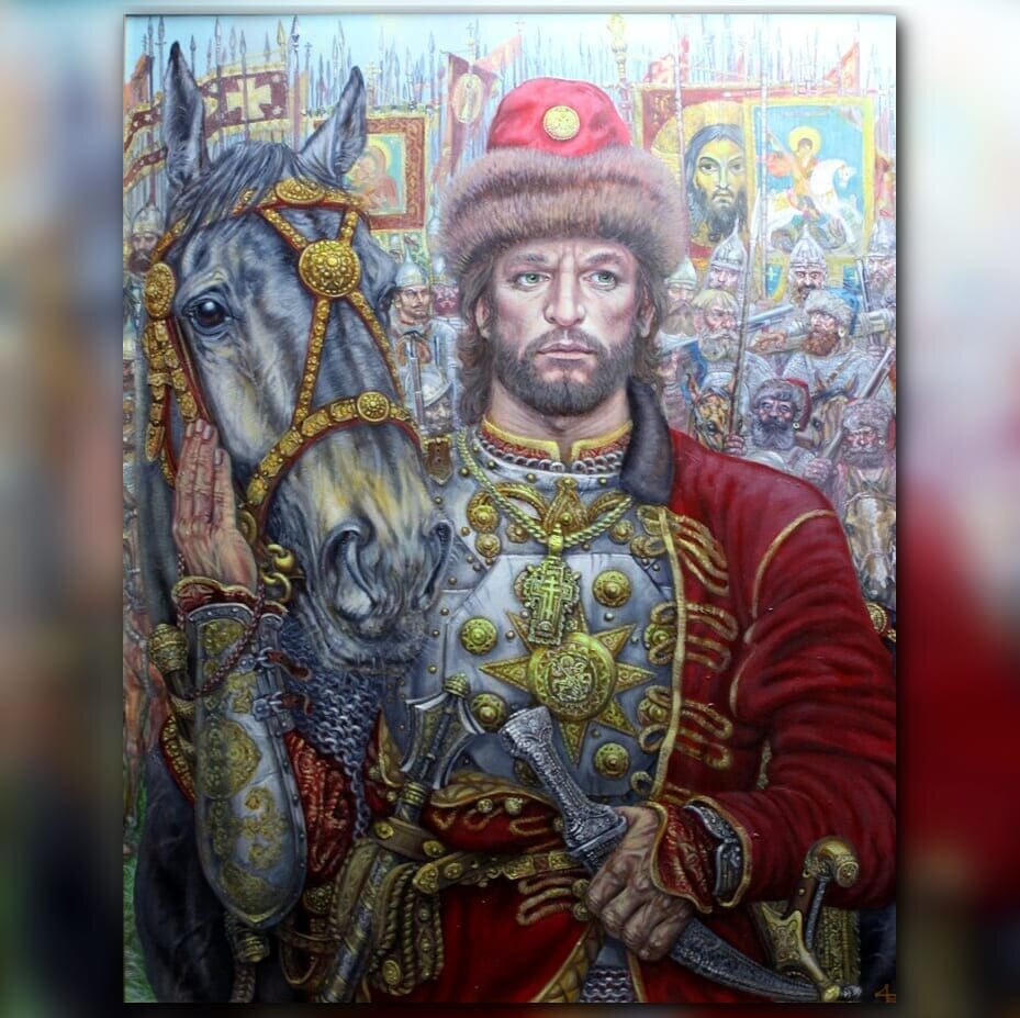 Опричный воевода князь Хворостинин Дмитрий Иванович.