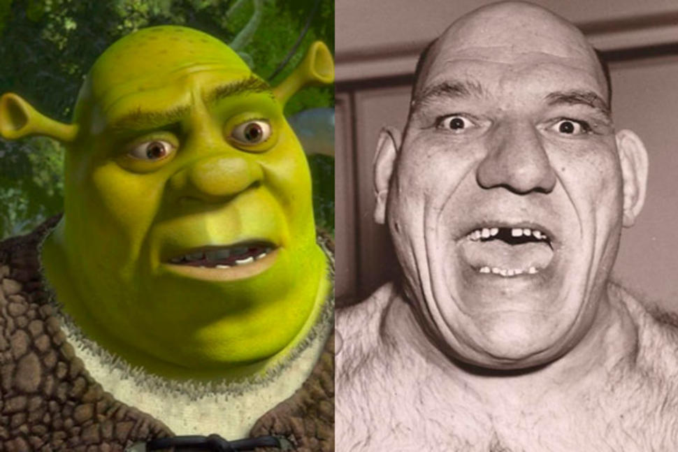 Шрек и Морис Тийе. Фото из открытых источников.