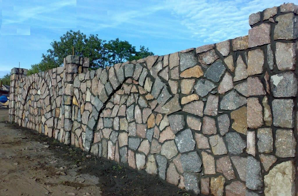 Кладка стен из бутового камня - Каменная кладка