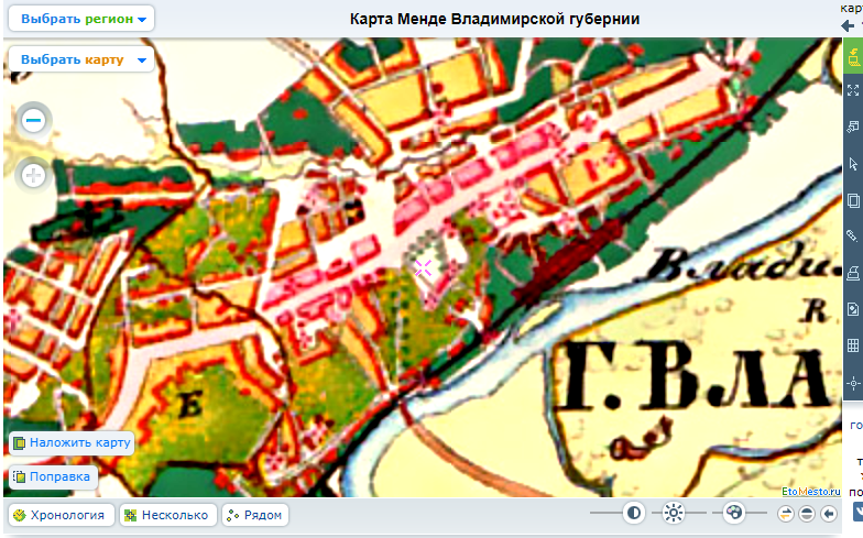 Карта Менде г. Владимир