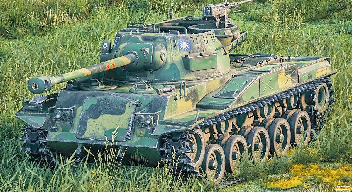 Легкий танк Type 64 Hybrid в игре в небезызвестной игре World of Tanks
