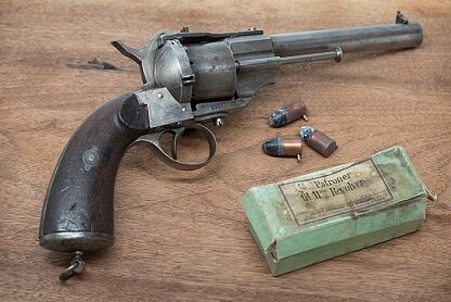 Шпилечный револьвер Лефошё. Не раньше 1855 г.
