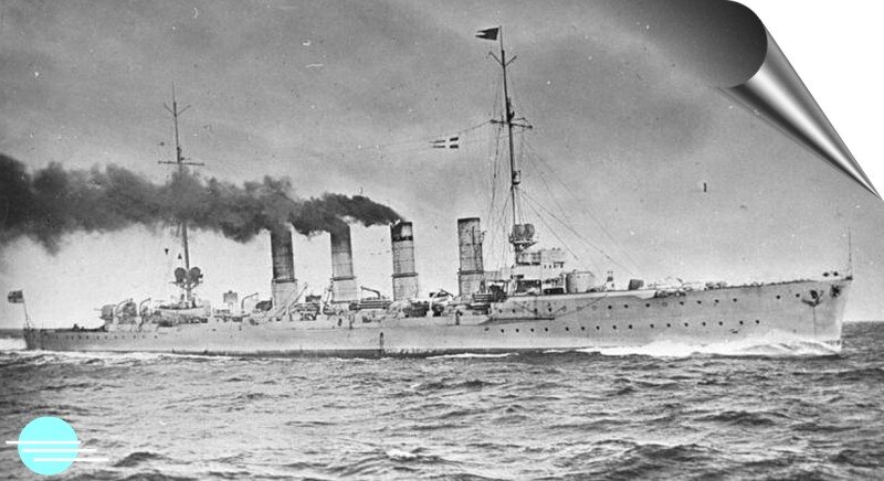 Легкий крейсер  "Карлсруэ", Германия 1914 год.
