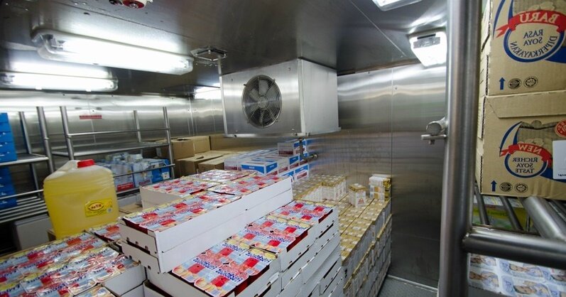 Помещение провизионной кладовой.