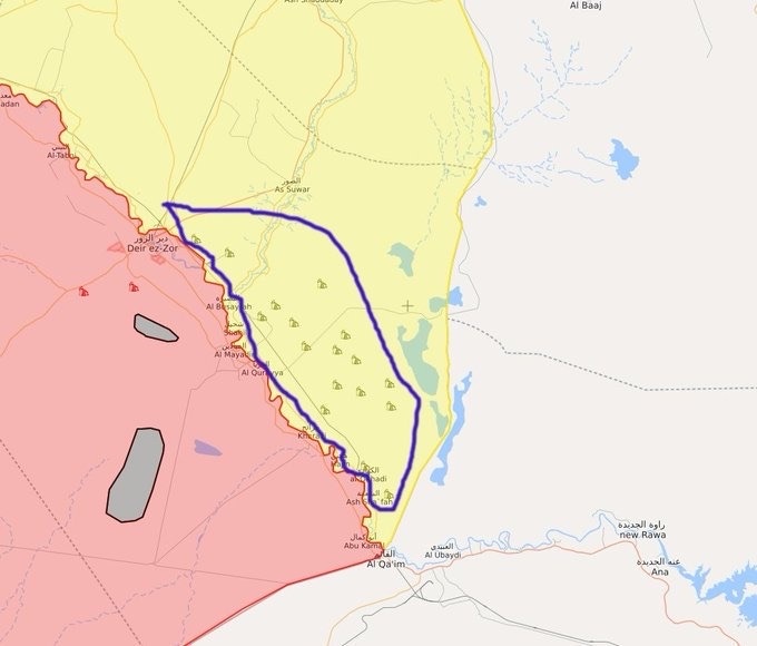 Нефтеносные поля Сирия, находящиеся под контролем США.