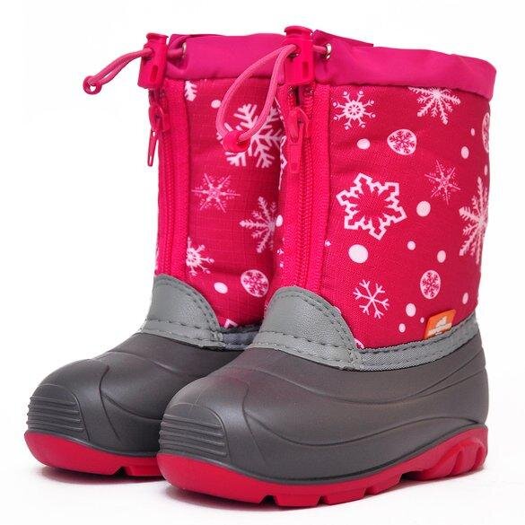                                Розовые со снежинками.