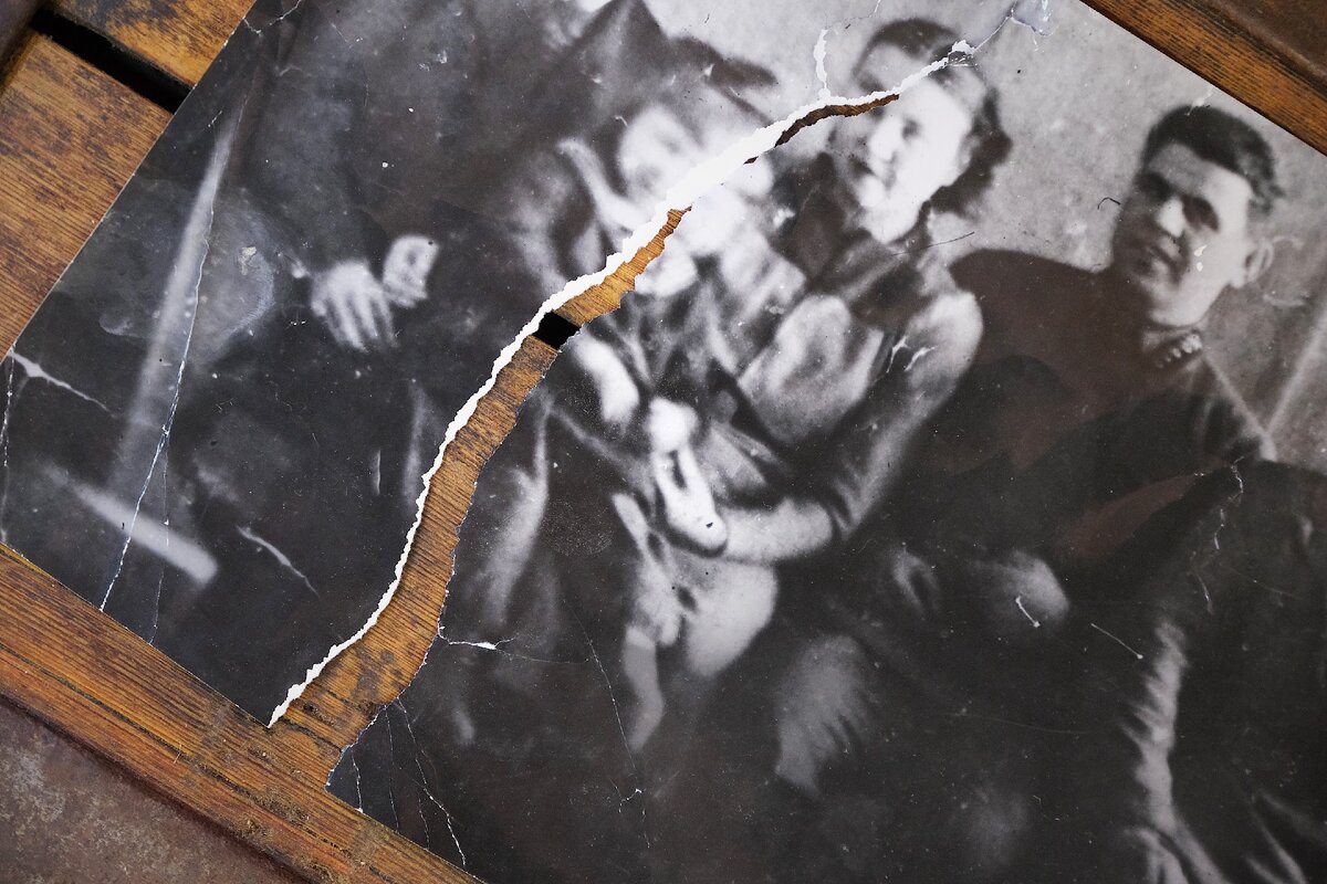 Разрыв фотографии 