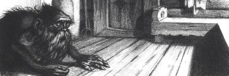 У моей мамы 4-комнатная квартира, в одной из комнат жила сестра с мужем, в другой комнате жила я. Муж сестры - довольно-таки ворчливый мужик, не верящий ни во что и всегда смеющийся над нашими рассказами о встречах с неизвестным. Произошла эта история в 2013 году. 
Проснулась я в 5:30 утра, стала собираться на работу. Пошла в ванну, чувствую, что за моей спиной кто-то идет, не придала этому значения. Зашла в ванну, стала умываться, и тут сзади по спине меня кто-то ударил не сильно, но с соответствующим хлопком. Я обернулась. Никого нет. Ну я стала дальше умываться. Собралась и ушла на работу. Прихожу на обед. Муж сестры в истерике бегает, ищет сверло:
- Ничего не понимаю! Я в квартире один. Никто не приходил. В коридоре делал шкаф. Решил сходить покурить, положил сверло к шкафу, а прихожу - его нет. Я уже час его ищу! Ну никуда оно не могло деться!
Я не обратила внимание на это, потому как сама с таким сталкивалась раньше постоянно.
Обед мой закончился. Я ушла на работу. Пришла с работы домой. Чувствую - запах довольно-таки неприятный. Захожу в большую комнату, а там целая бутылочка йода вылита на стену (пол при этом не задет), а на батарею выдавлена мазь из тюбика. Что пустая бутылочка от йода, что пустой тюбик от мази были закрыты и лежали аккуратно на столе. Я подошла к мужу сестры:
- Кто у нас в гостях был? Племянники были?
- Никого не было! Я один сегодня весь день. А что?
Я показала ему пятно на стене и мазь на батарее. Он очень сильно удивился и уже как-то странно стал на меня смотреть, как будто не понимает, что вообще происходит.
Пришла с работы мама, очень сильно расстроилась, ведь в большой комнате совсем недавно был сделан ремонт. Ближе к вечеру мы все пошли пить чай. Вся семья была на кухне. Последним пришел муж сестры. Попили чай, сидим болтаем о том, о сём. Муж сестры пошел в комнату. Возвращается и говорит:
- Что за фигня тут происходит? Я последний выходил из комнаты, было все нормально. Сейчас захожу и вижу: стул весь разрисован клеем, причем рисунок сеточкой. А клей стоит на столе закрытый, полупустой, хотя я только что им работал, была целая бутылка!
Я, в свою очередь, рассказала об утреннем инциденте.
На что моя сестра отвечает своему мужу:
- Меньше надо домового было обижать. Я же тебе сразу говорила - извинись перед домовым, самому ведь хуже будет. Не поверил - сам виноват. Что не смеешься-то, как вчера вечером?
И тут сестра рассказала, с чего все пошло. А пошло все с того, что накануне вечером сестра с мужем только легли спать, как в темноте чуть шелохнулся пакет. Не знаю, чем руководствовался ее муж, но он с сарказмом сказал (привожу без матов):
- Оооо... домовой-дибил пришел! Щас люлей нам даст! Ааааа... боюсь-боюсь его! - и засмеялся. Сестра сказала, что нельзя так говорить, у нас домовой не очень добрый, на что ее муж просто посмеялся и дальше начал глумиться над домовым.
После всего, что произошло, муж сестры извинился перед домовым так, как ему сказала я, и все прекратилось, но сверло он нашел только через неделю, на том же месте, где и оставил его.