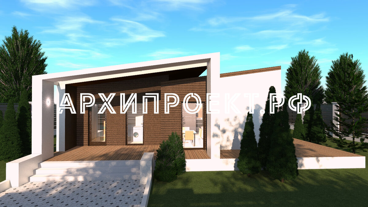 Главный фасад проекта