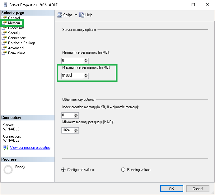 Ограничена озу. Ограничение оперативной памяти. SQL Server ограничить память. Ограничения MS SQL. Флеш память для SQL сервера.