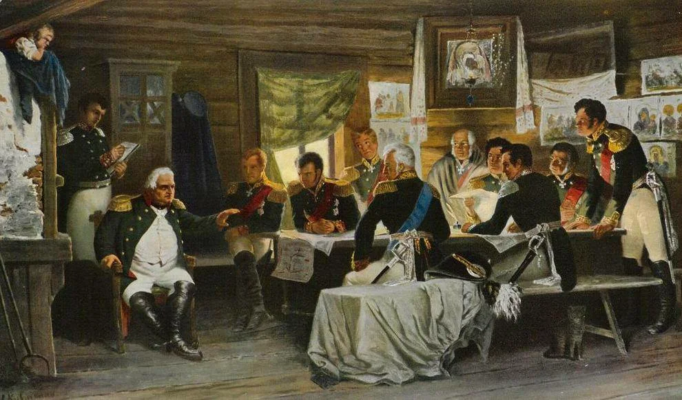Военный Совет в Филях 1(13) сентября 1812г. Алексей Кившенко 1860г.