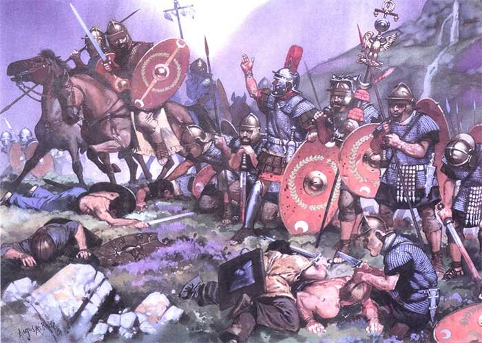 Битва у Граупийских гор (83 год н.э.)