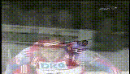 ЧМ 2008. Эстерсунд. Мужской спринт. Победа Максима Чудова.  