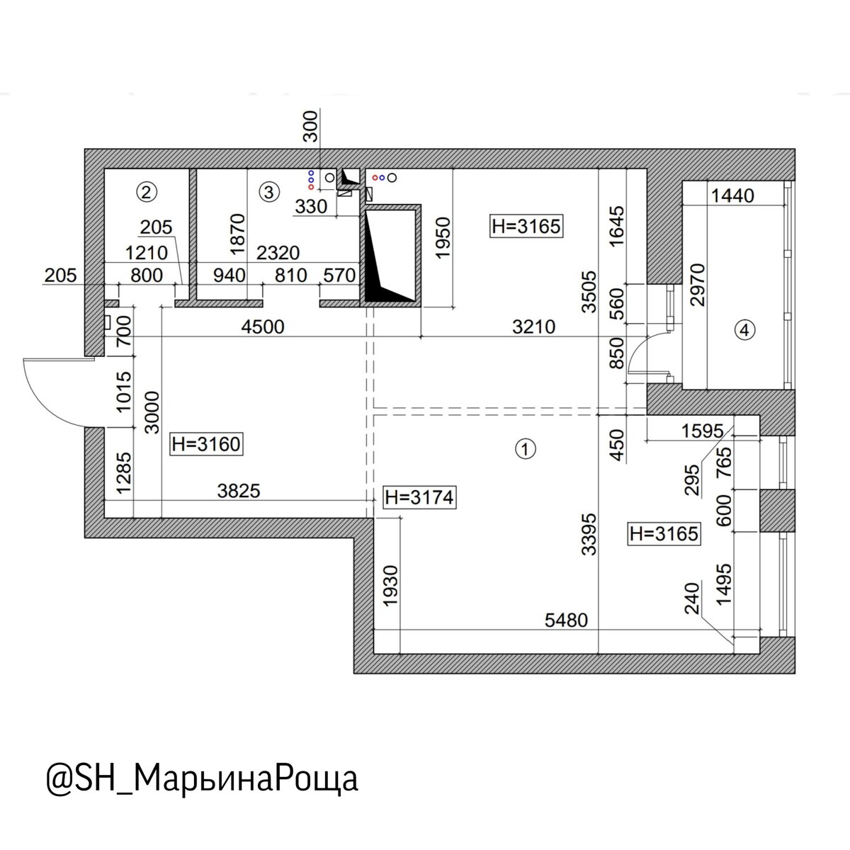 Планировка от застройщика 