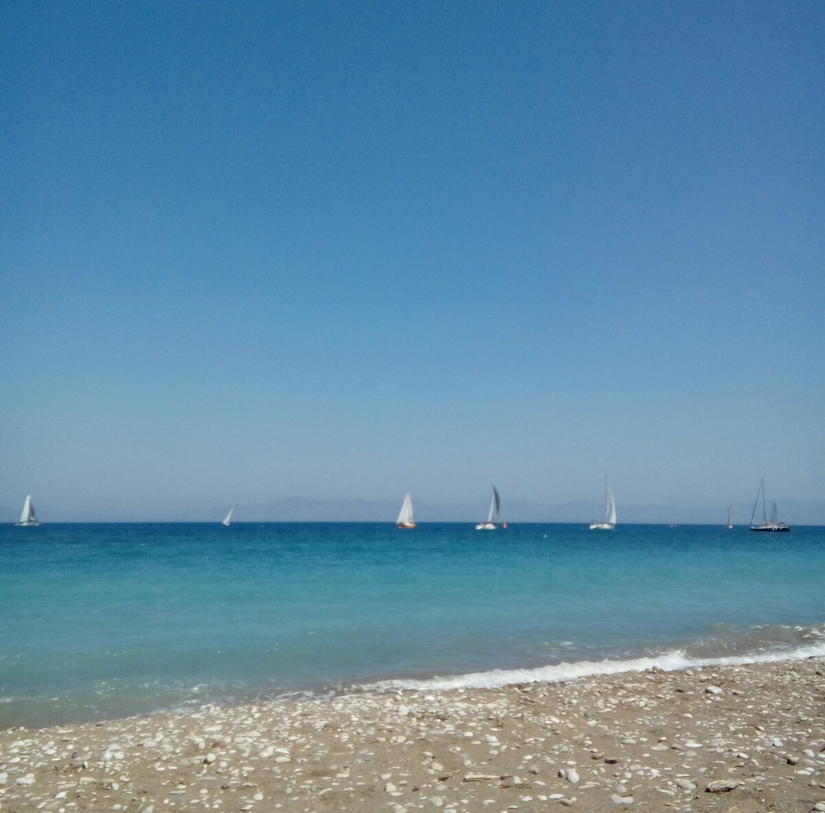 Фото автора. Эгейское море у Родоса.