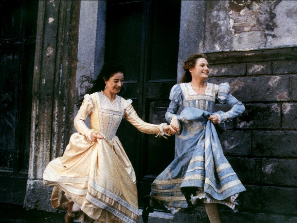 Один из первых кадров «Честной куртизанки»