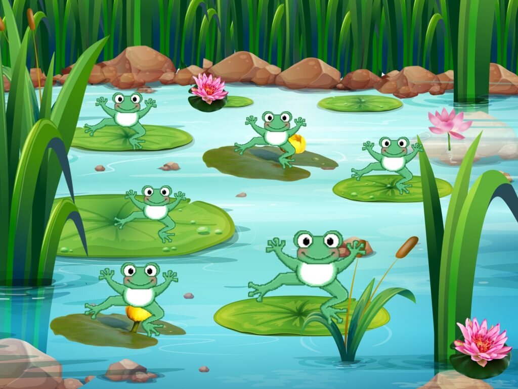 Игра лягушки на болоте