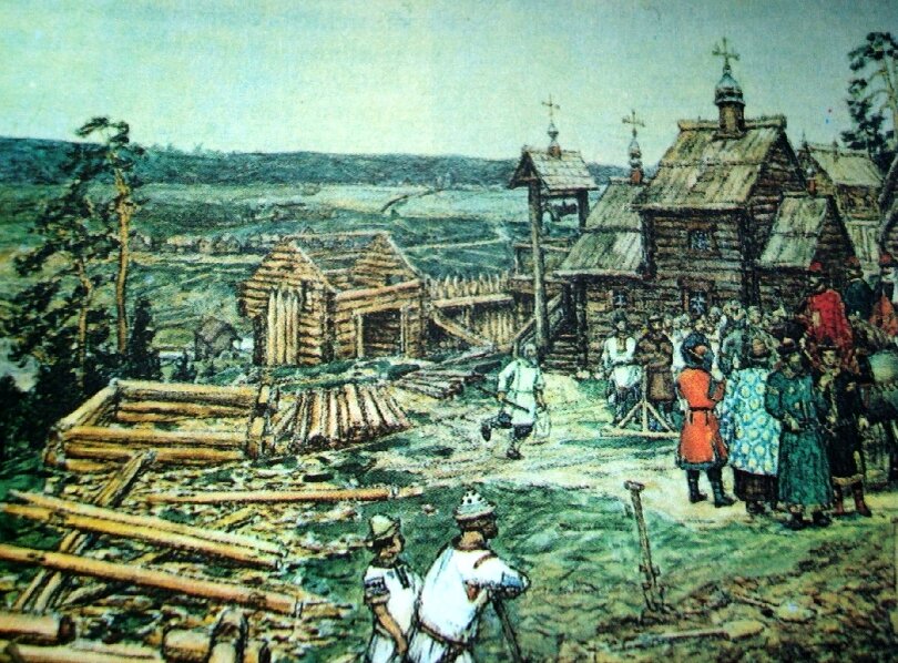 Начало постройки москвы