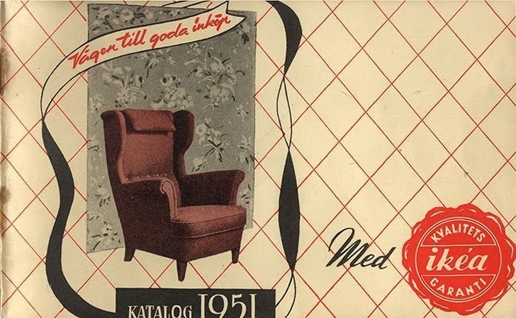 Первая обложка каталога IKEA 1951г(фото взято из открытых интернет-ресурсов)