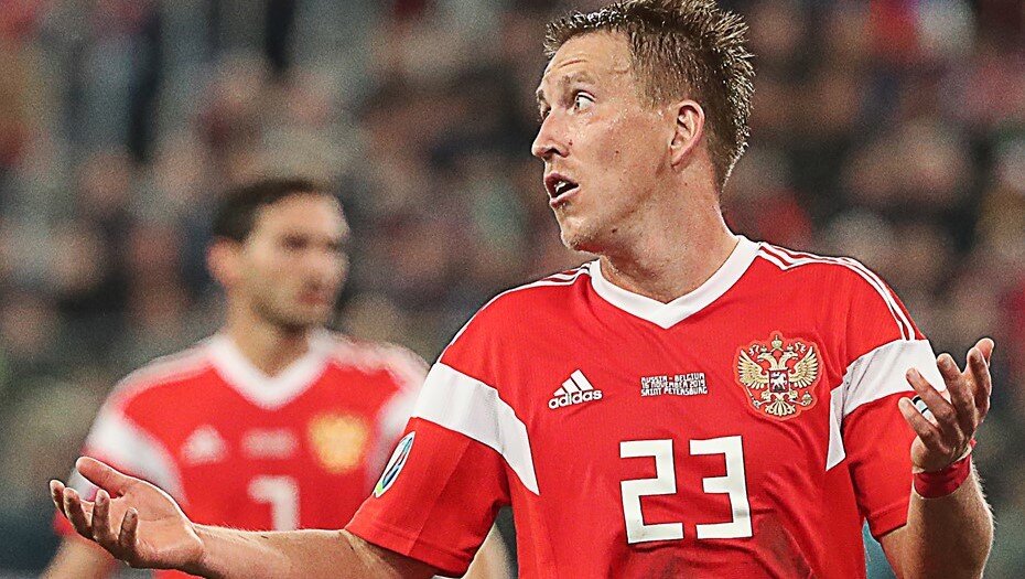 на фото Сергей Петров в сборной России