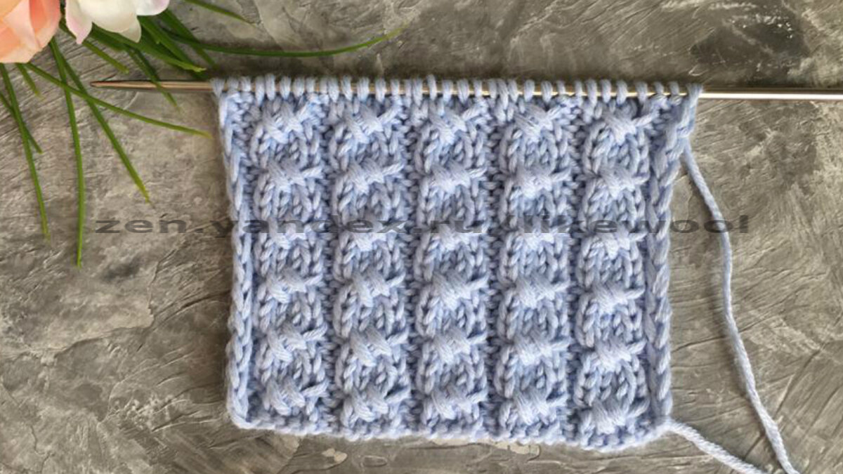 узор с лицевой стороны