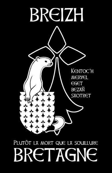 Горностай на бретонском гербе. Из открытых источников