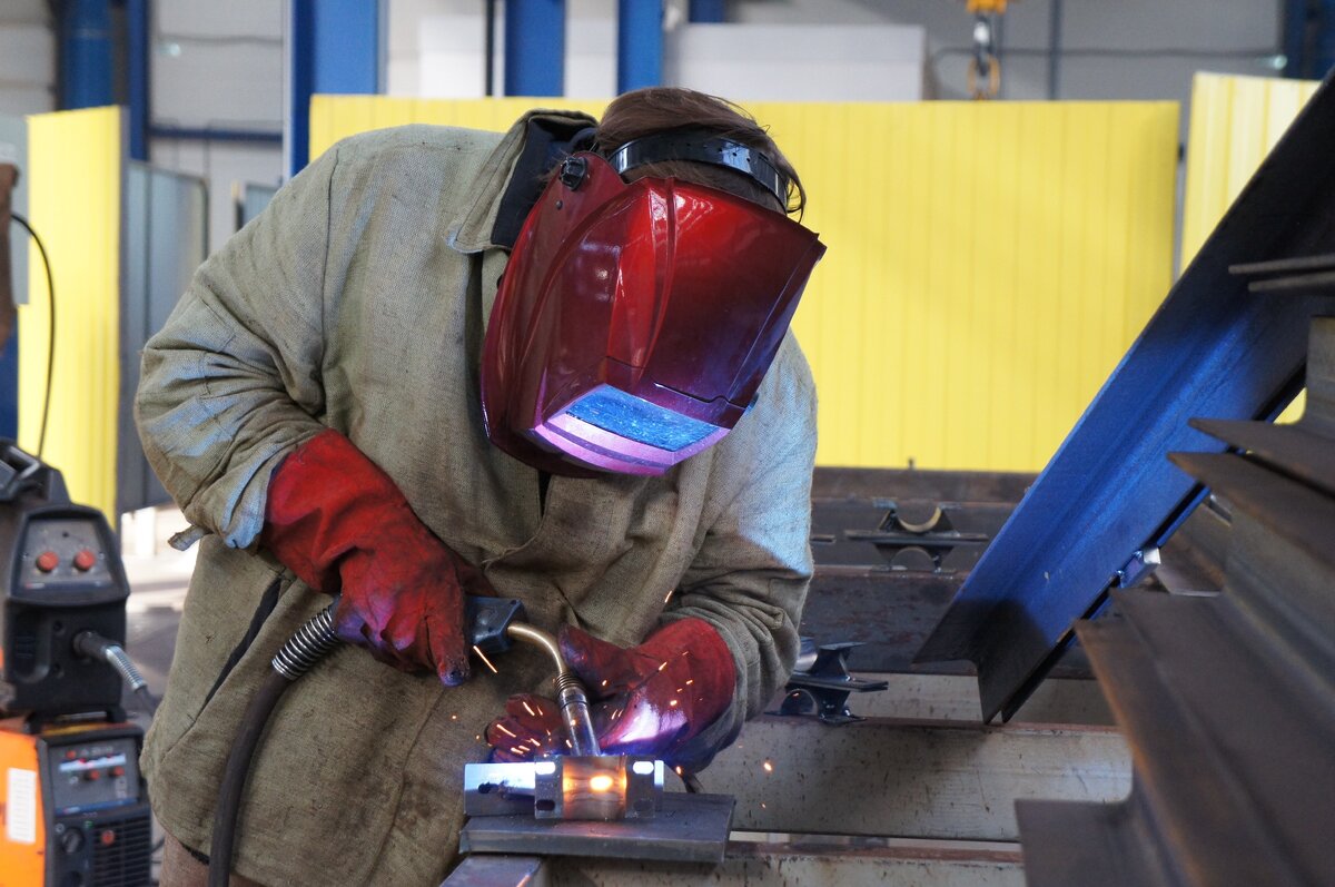 Сварочный пост (фото автора)