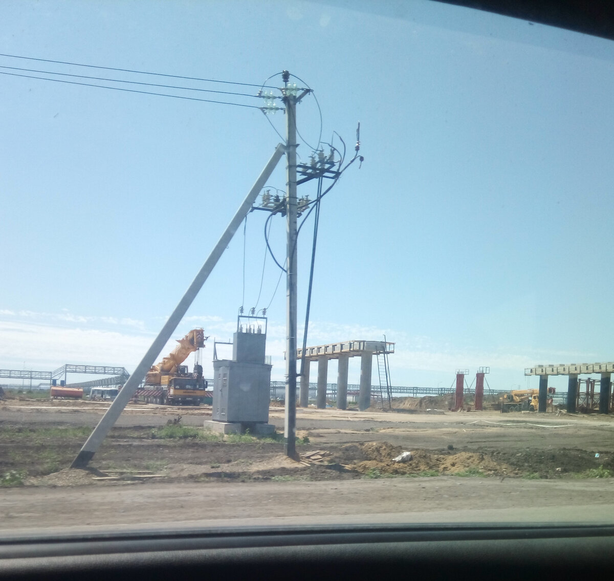 Строительство новой трассы к мосту через Волгу