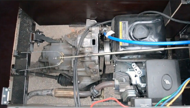 Двигатель самодельного автомобиля