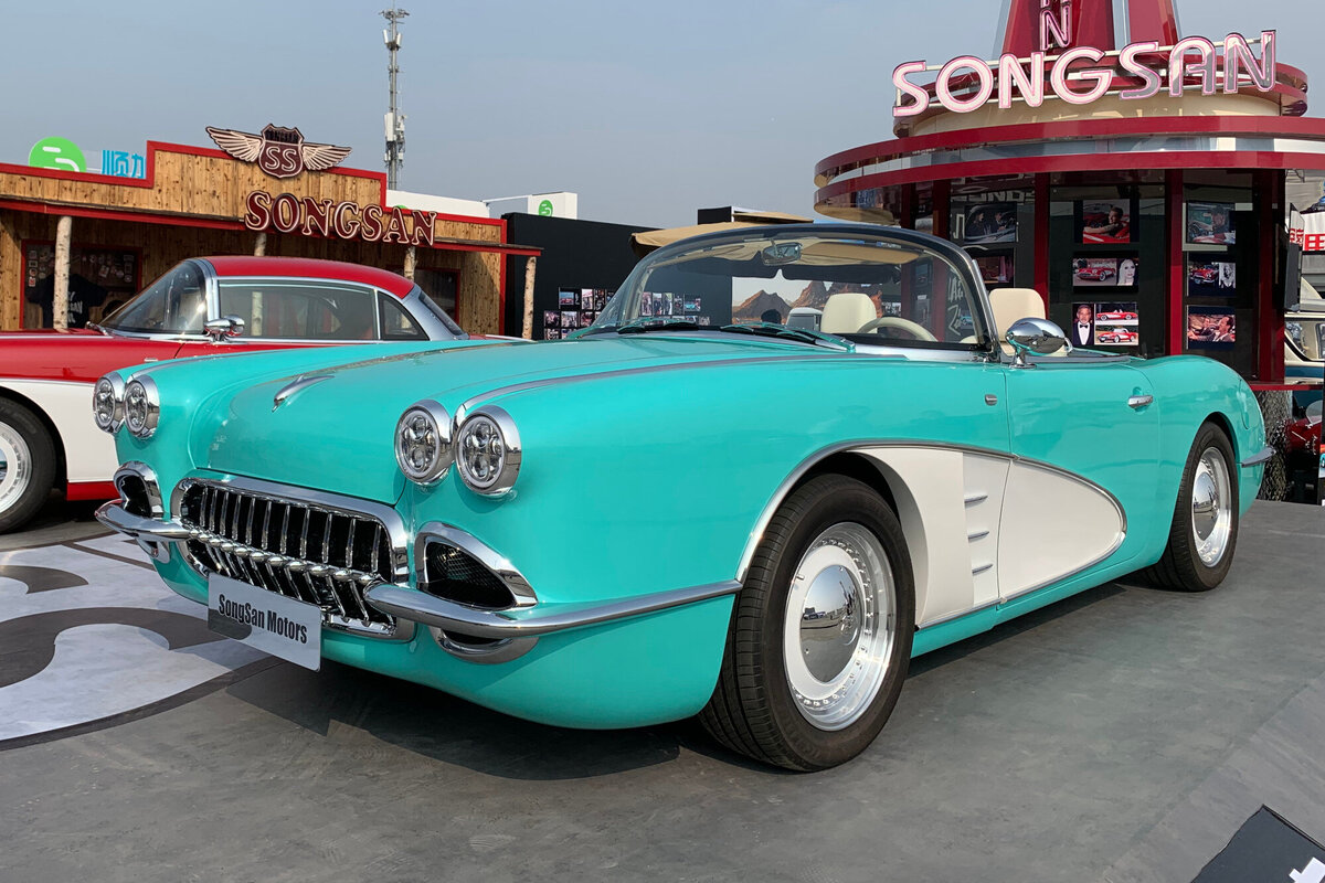 Реплика шевроле. Шевроле Корвет 50х. Songsan SS Dolphin. Songsan Motors SS Dolphin. Легендарный Шевроле.