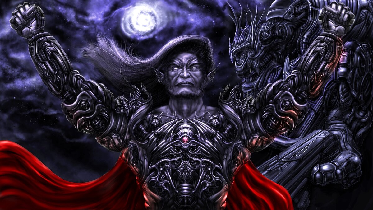 Кибер Данмер. Так над миром "The Elder Scrolls", наверное, никто ещё не издевался :).