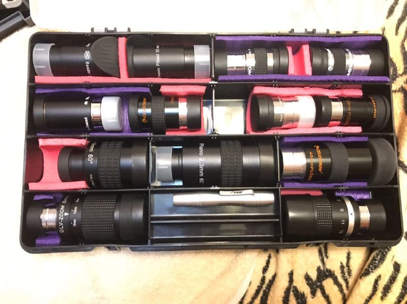 Хранение окуляров