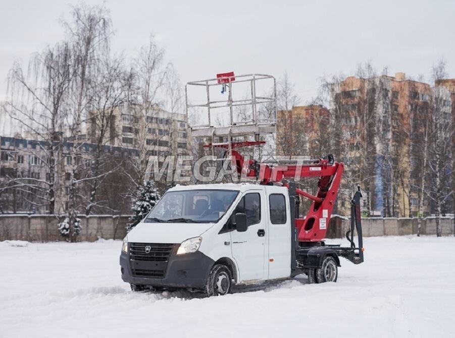 Каталог автовышек «Мега Драйв» пополнила новая 14-метровая версия на ГАЗель Next