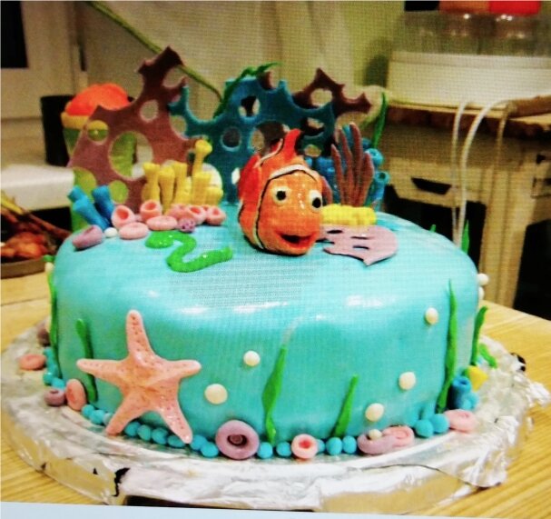 Мой первый торт для сыночка в 2011г.